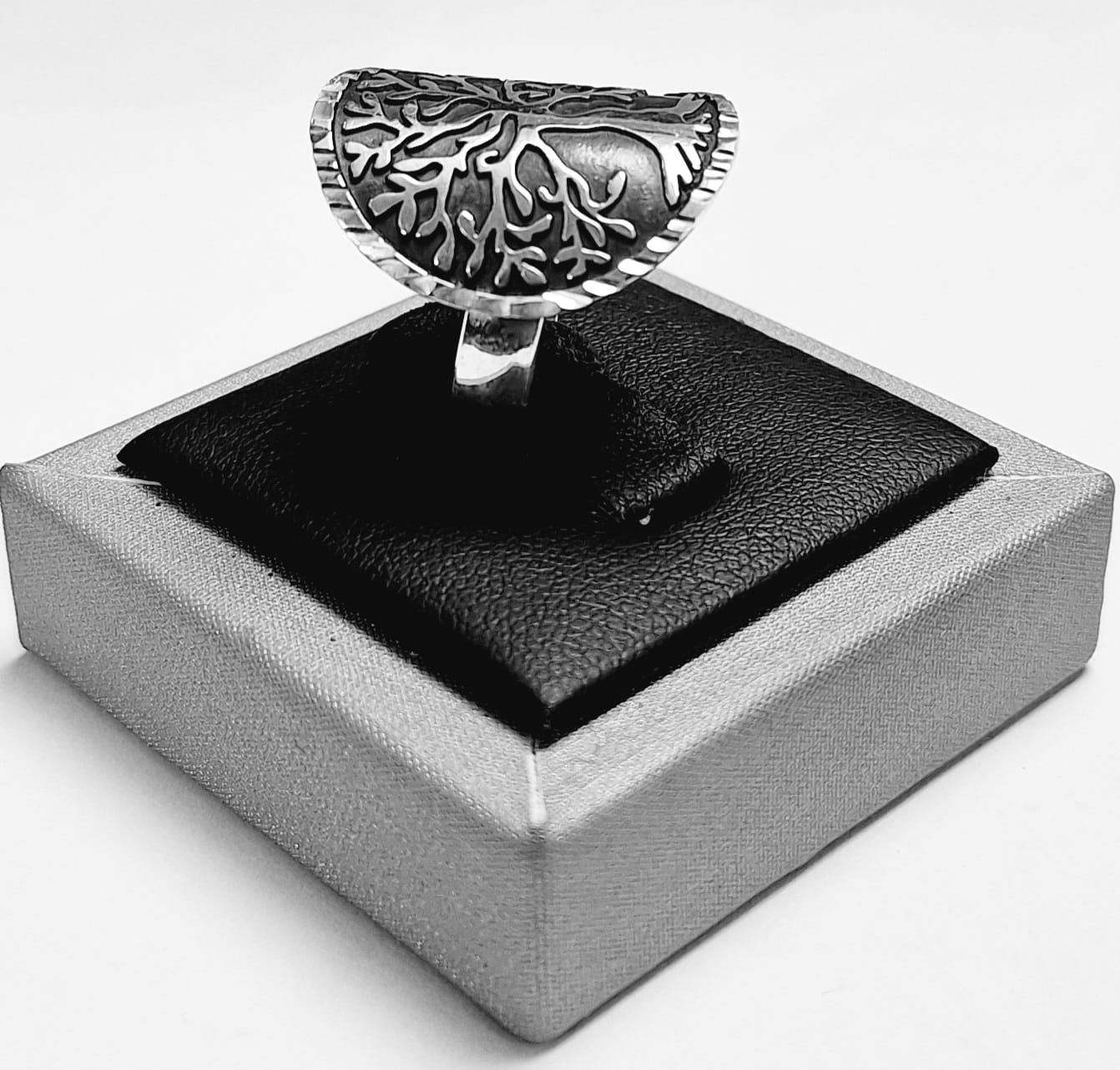 ANILLO ARBOL DE LA VIDA EN PLATA LEY 925