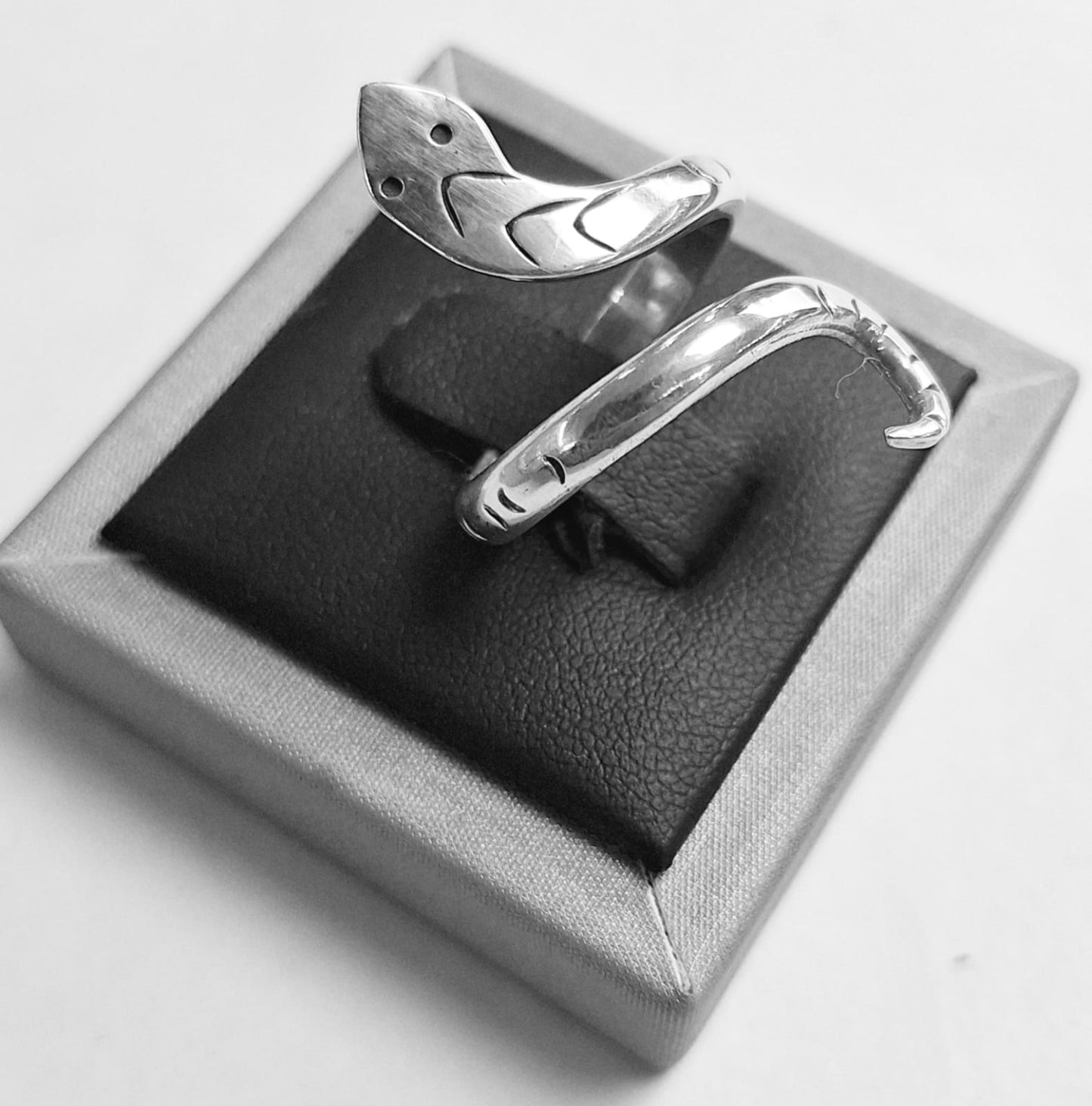 ANILLO SERPIENTE EN PLATA LEY 925