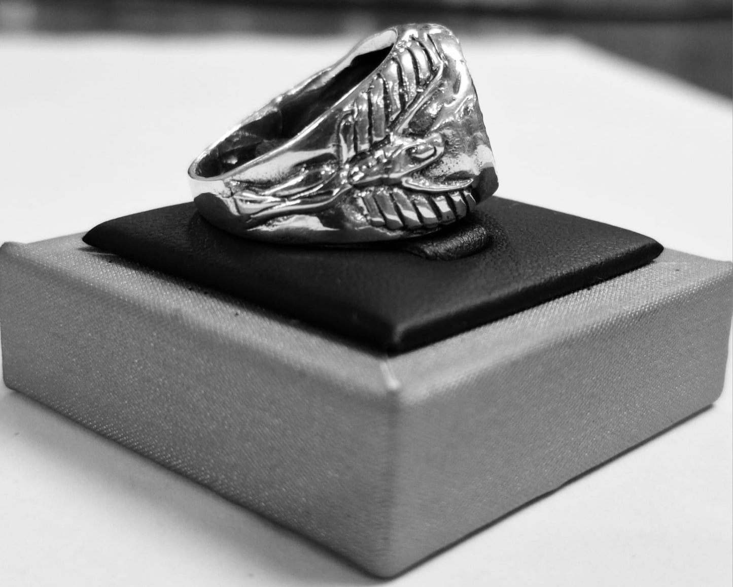 ANILLO DE PODER REY SALOMÓN EN PLATA LEY 925