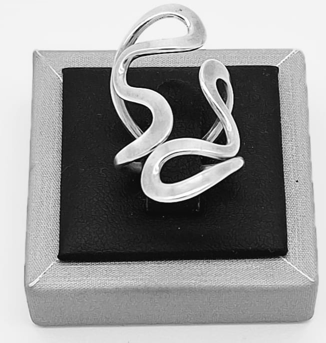 ANILLO PLATA LEY 925 .