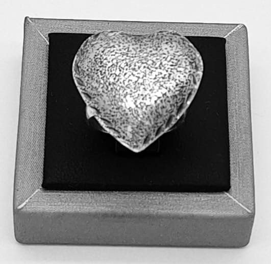 ANILLO DIAMANTADA PLATA LEY 925