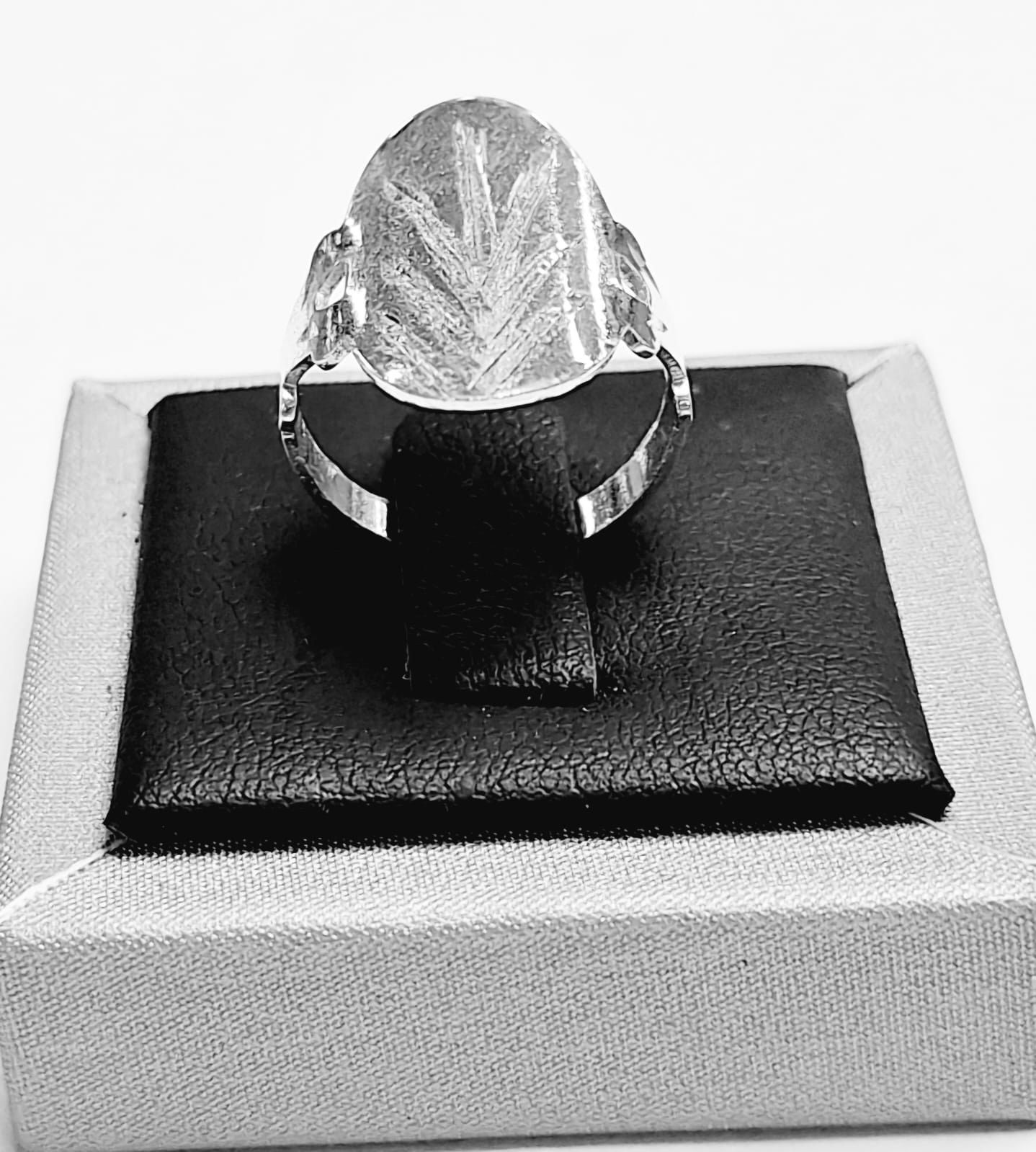 ANILLO DIAMANTADA PLATA LEY 925