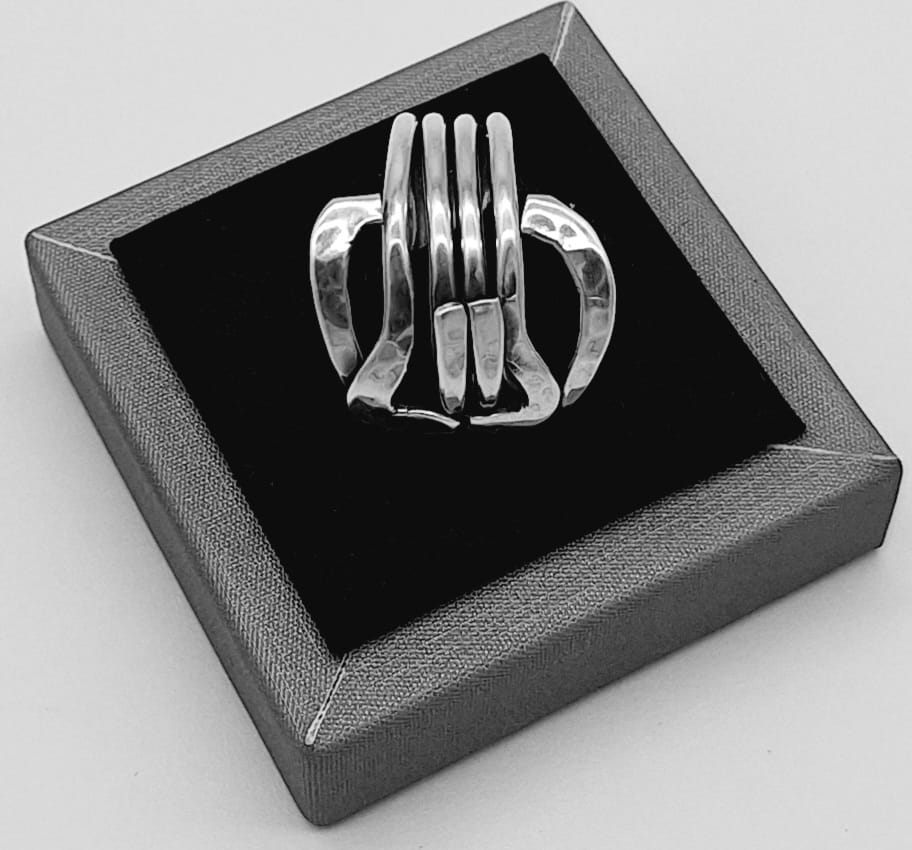 ANILLO PLATA LEY 925