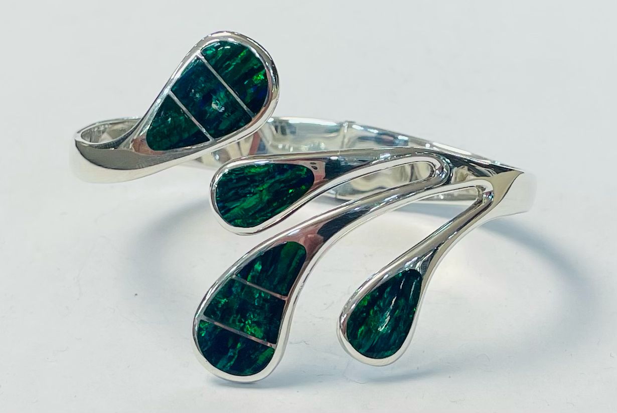 BRAZALETE CON OPALO EN PLATA 950