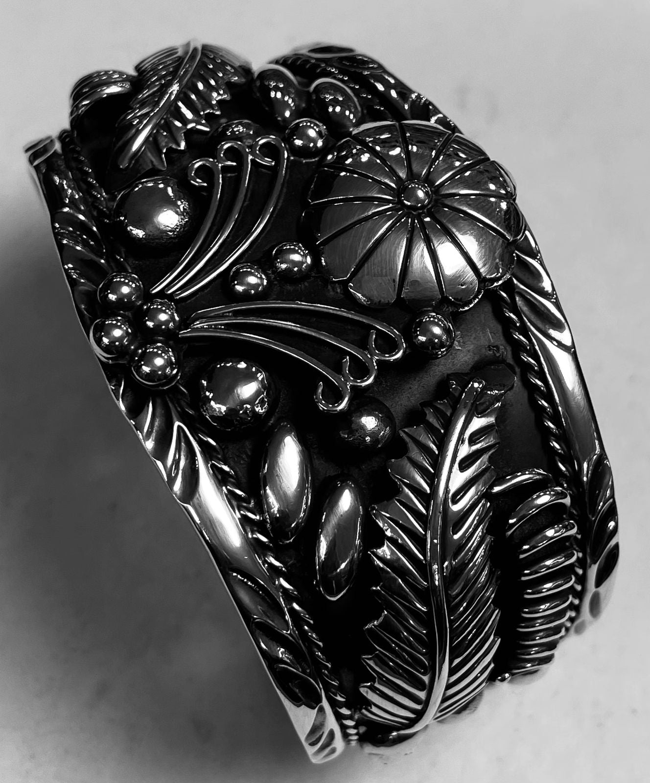 BRAZALETE NAVAJO EN PLATA LEY 950