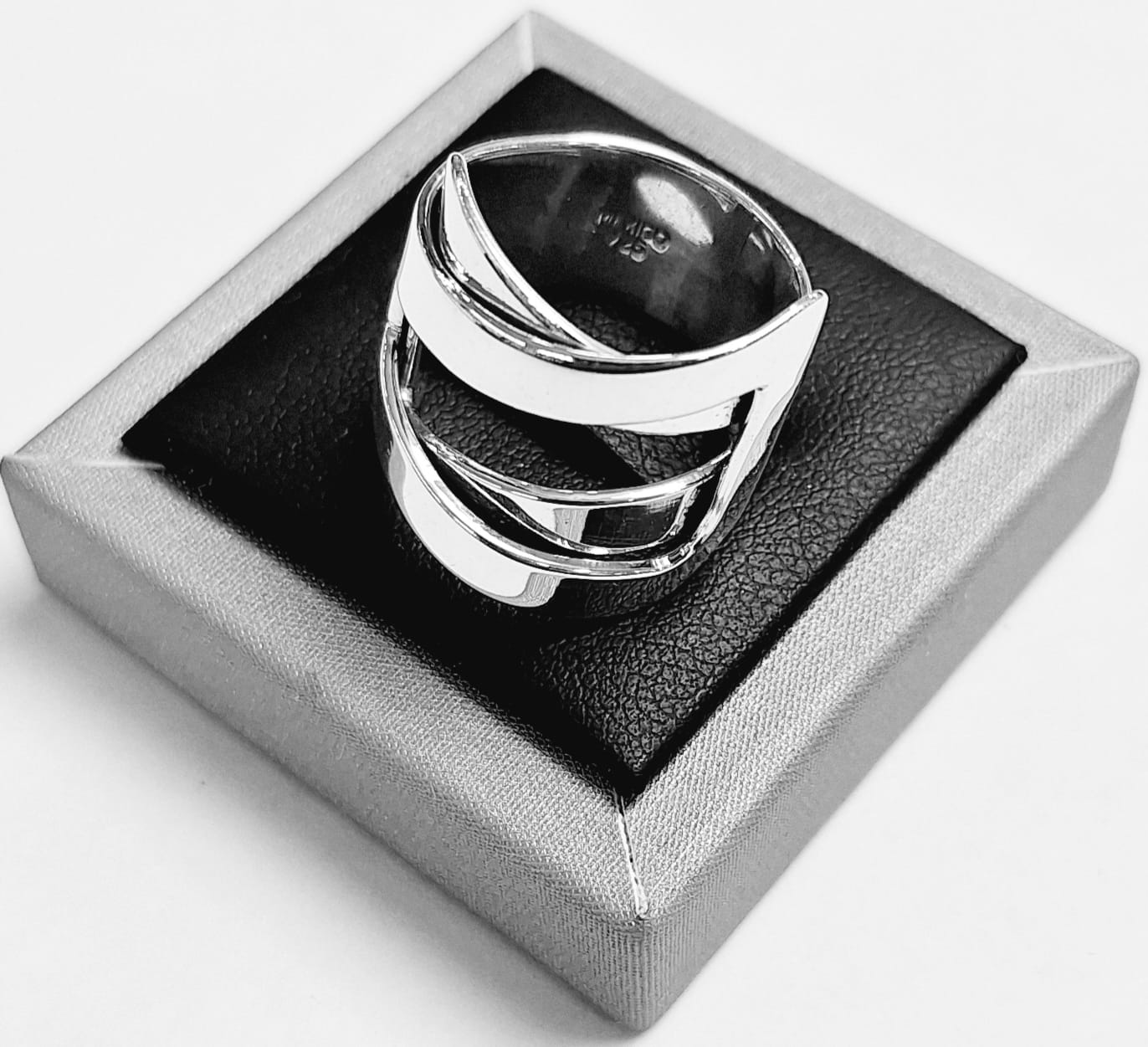 ANILLO PLATA LEY 925
