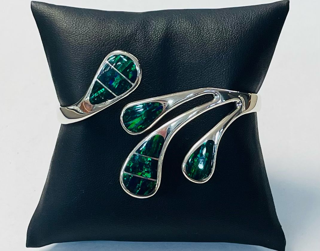 BRAZALETE CON OPALO EN PLATA 950