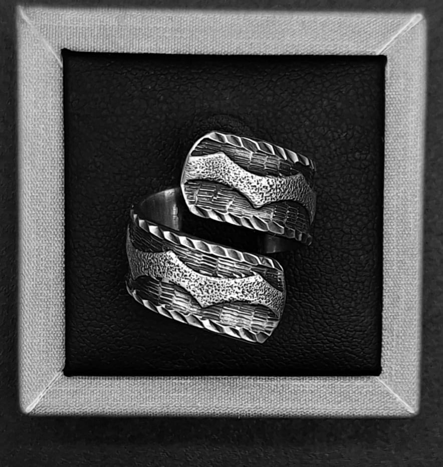 ANILLO PLATA LEY 925 , VINTAGE