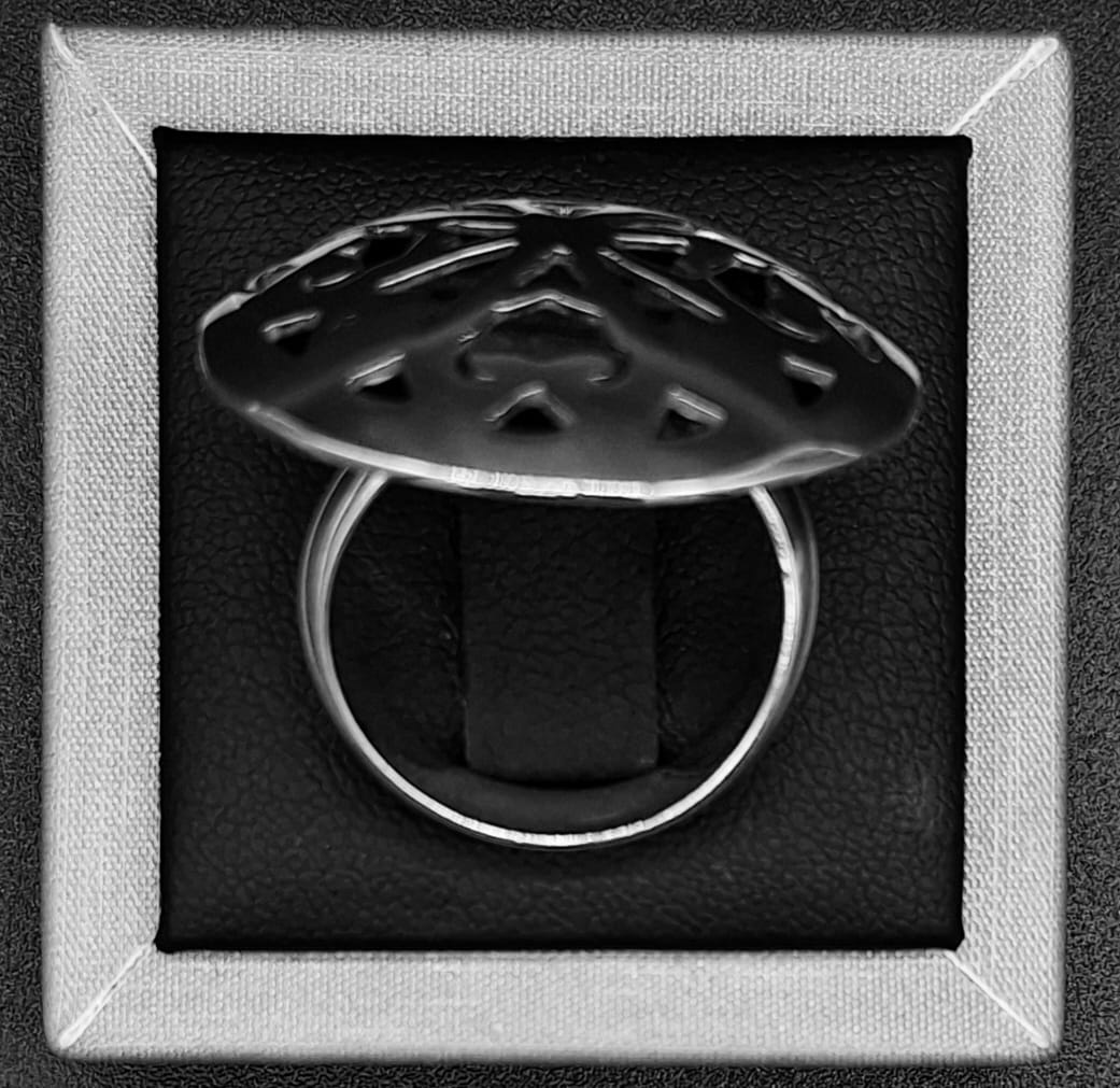 ANILLO PLATA LEY 925., VINTAGE