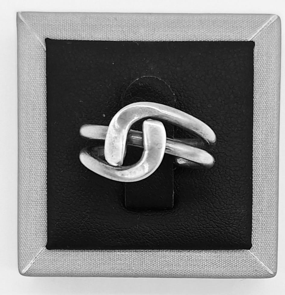 ANILLO PLATA LEY 925