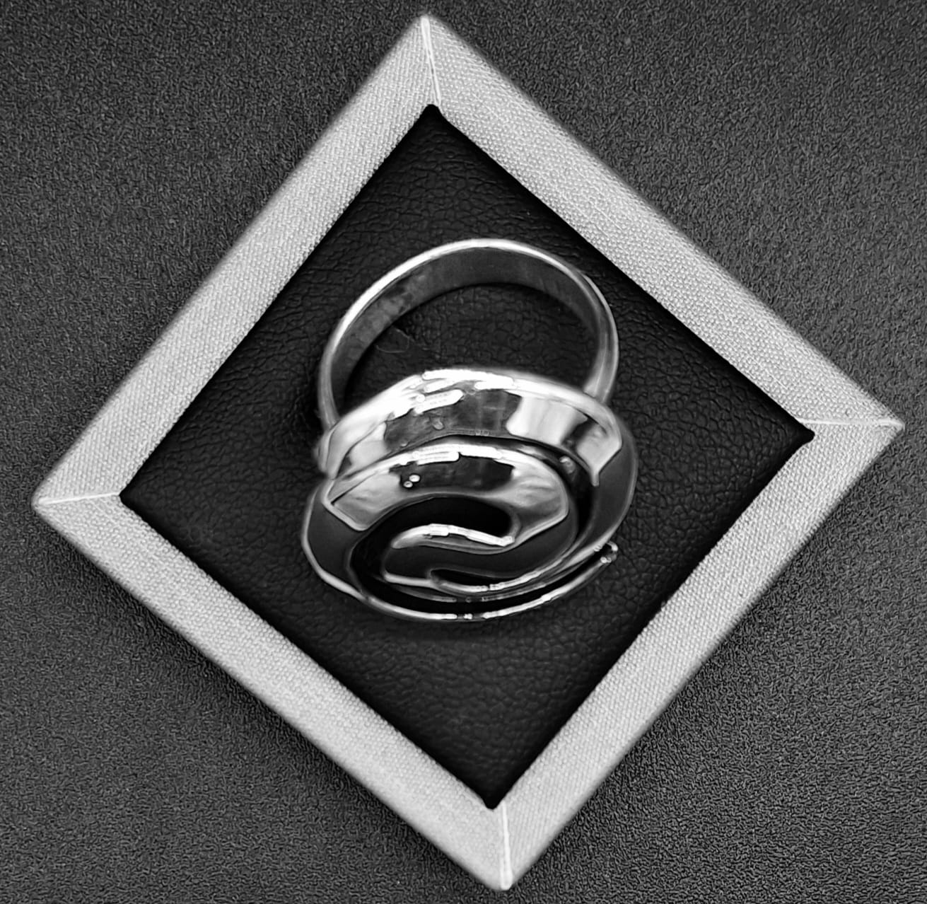 ANILLO PLATA LEY 925 , ESPIRAL