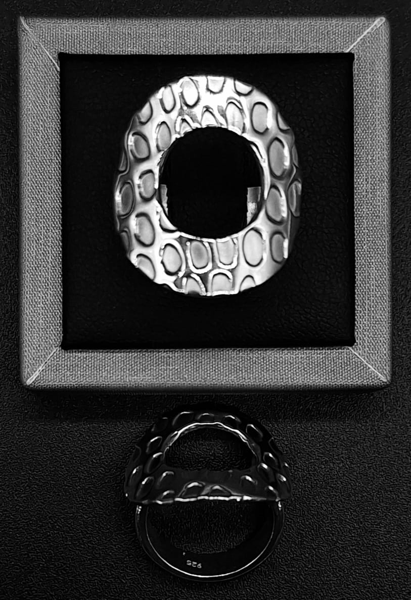 ANILLO PLATA LEY 925