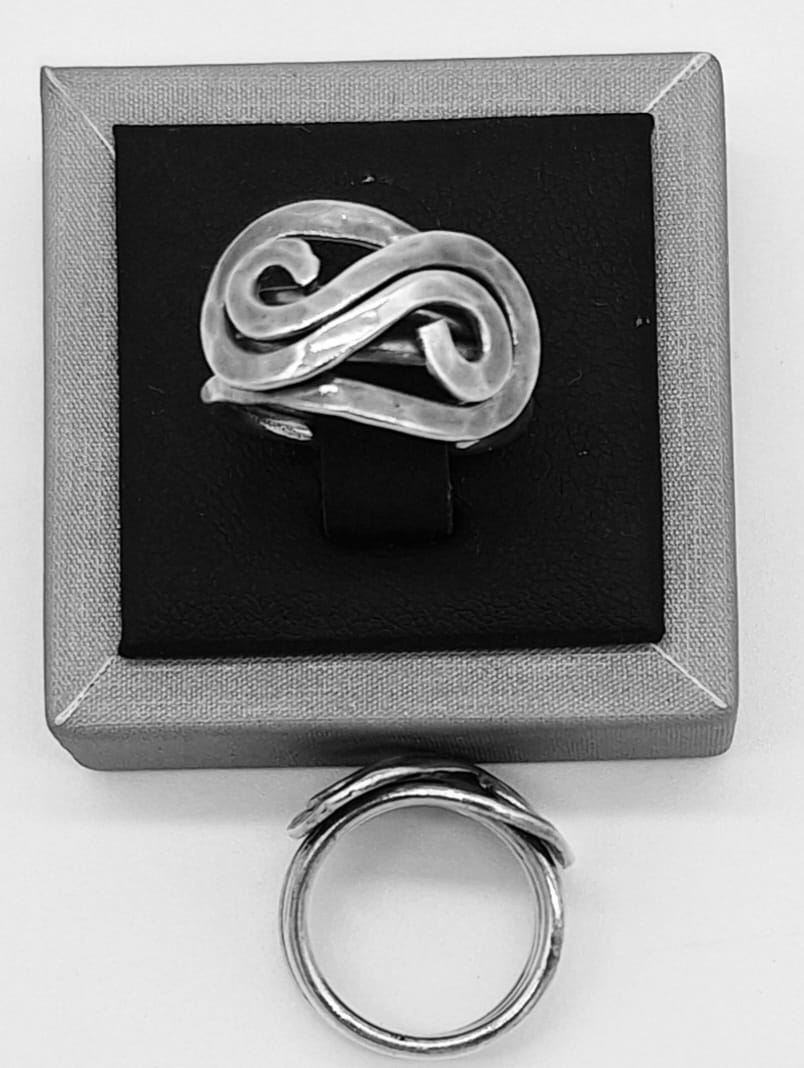 ANILLO PLATA LEY 925