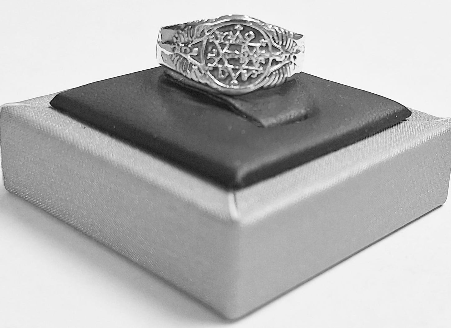 ANILLO DE REY SALOMON EN PLATA