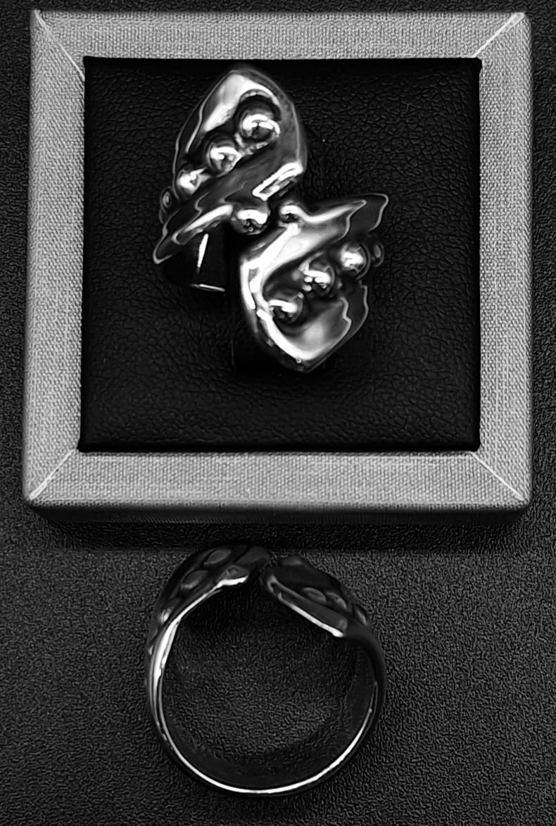 ANILLO PLATA LEY 925 , VINTAGE