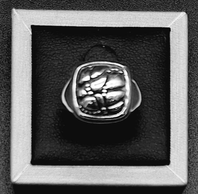 ANILLO PLATA LEY 925