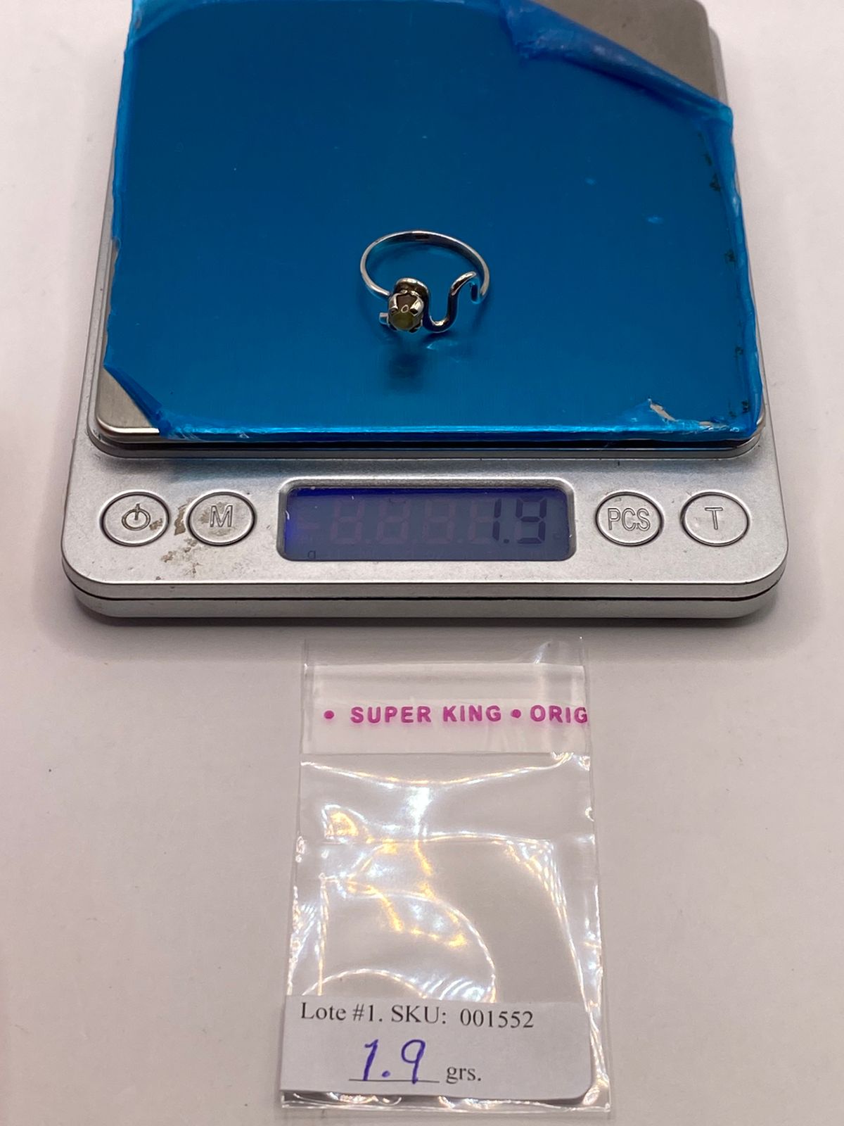 ANILLO DE PLATA 925 CON PIEDRA ÁMBAR