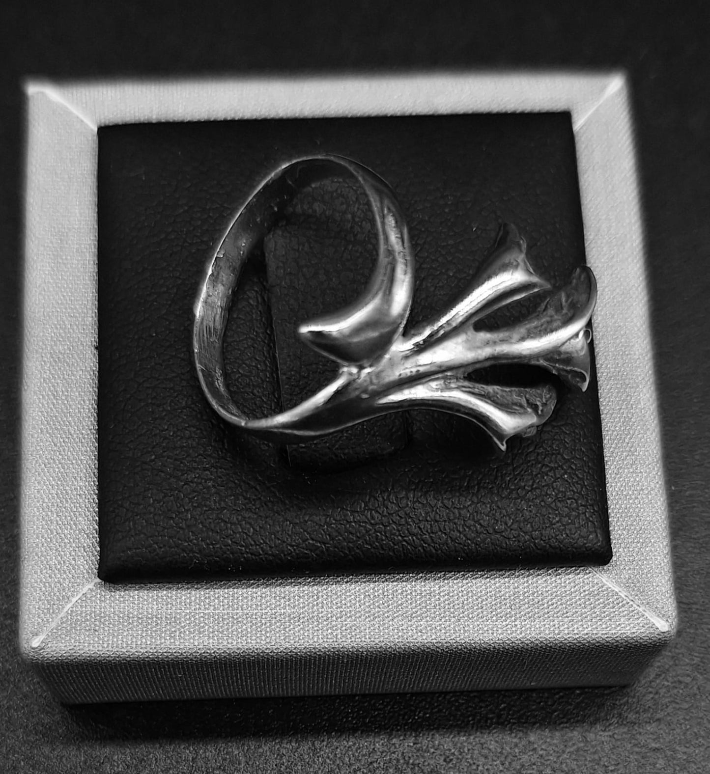ANILLO ALCATRAZ EN PLATA LEY 925