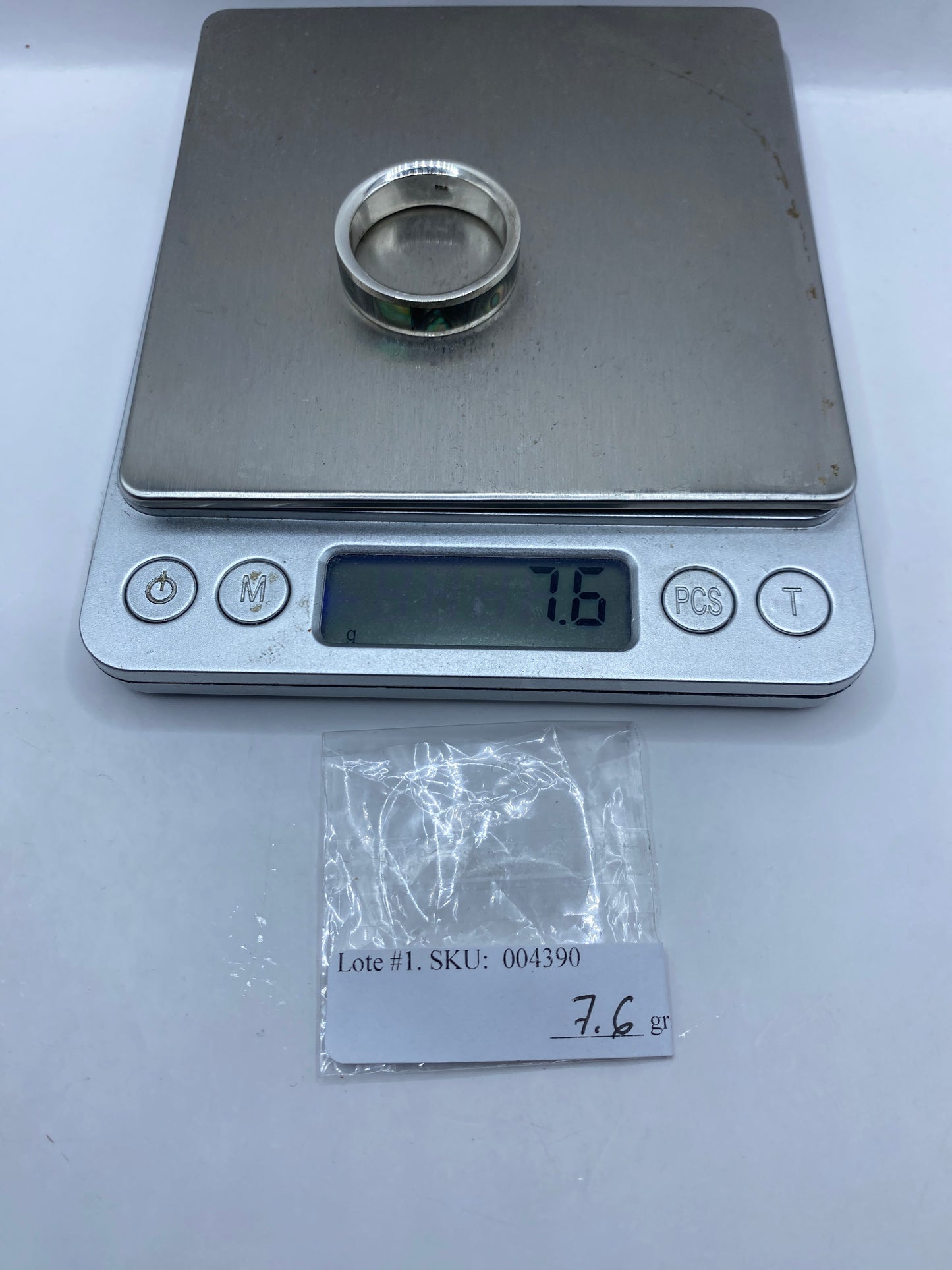 Anillo de Plata con Incrustación de Piedra — Taxco .925 — foto 6