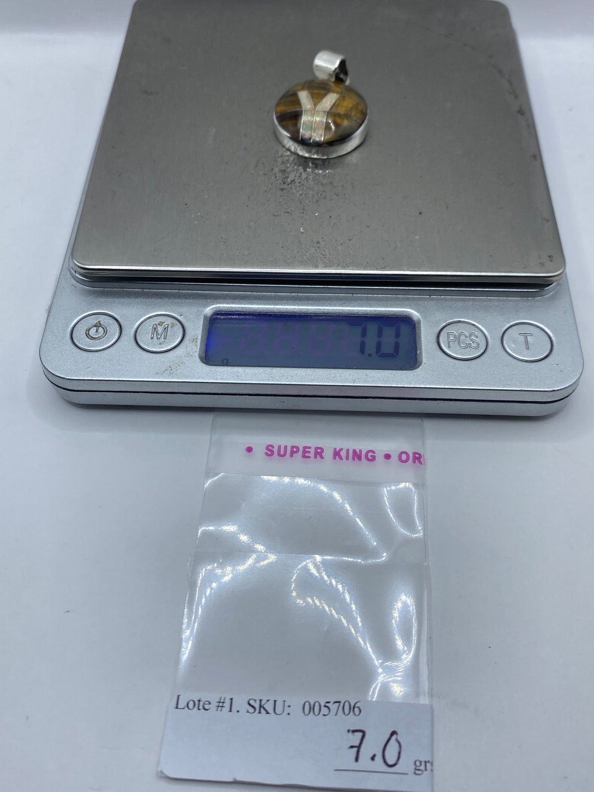 Dije de Plata Ópalo de Fuego — Taxco .950 — foto 6