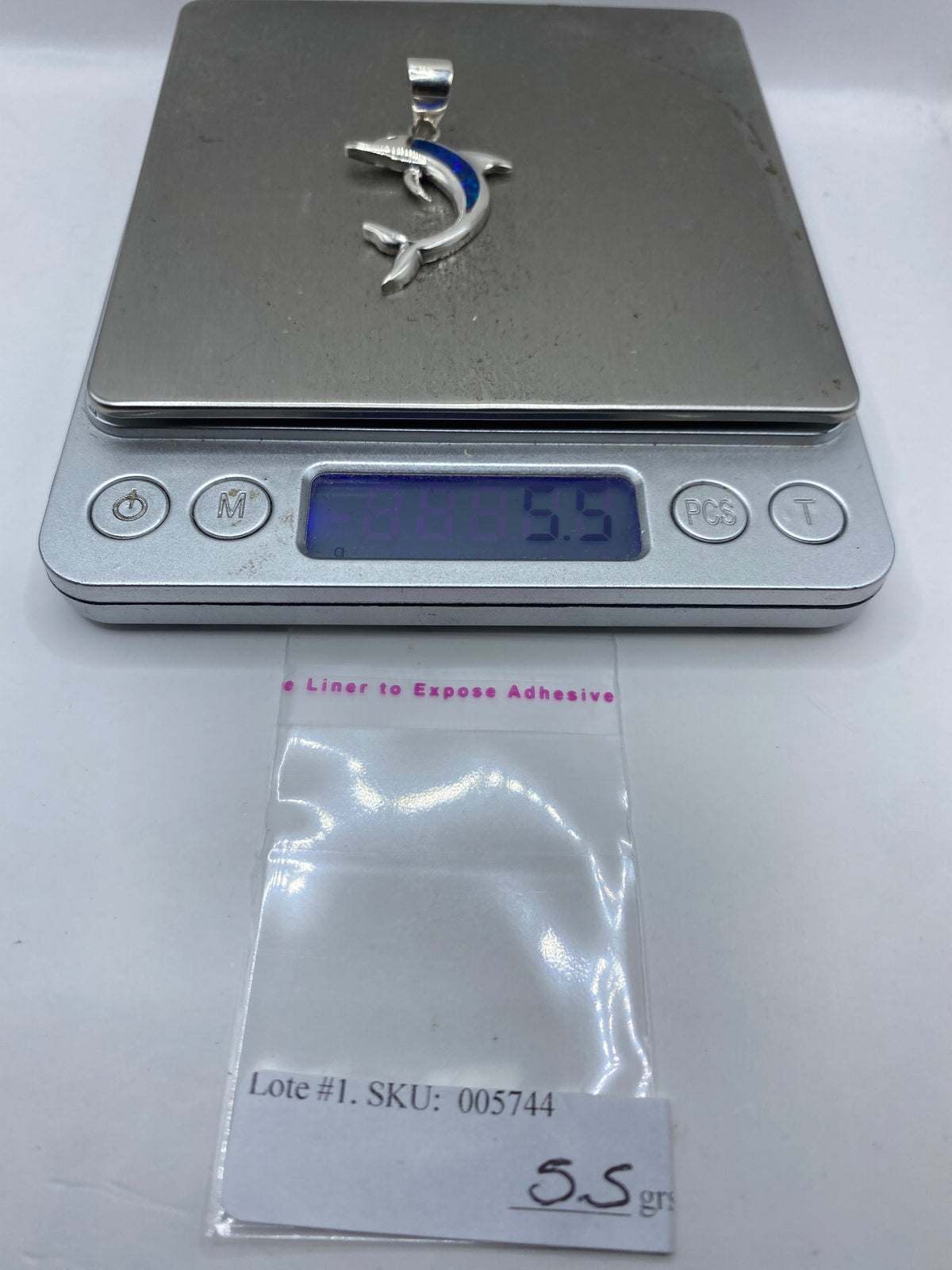 Dije Plata Ópalo de Fuego Geométrico — Taxco .950 — foto 6