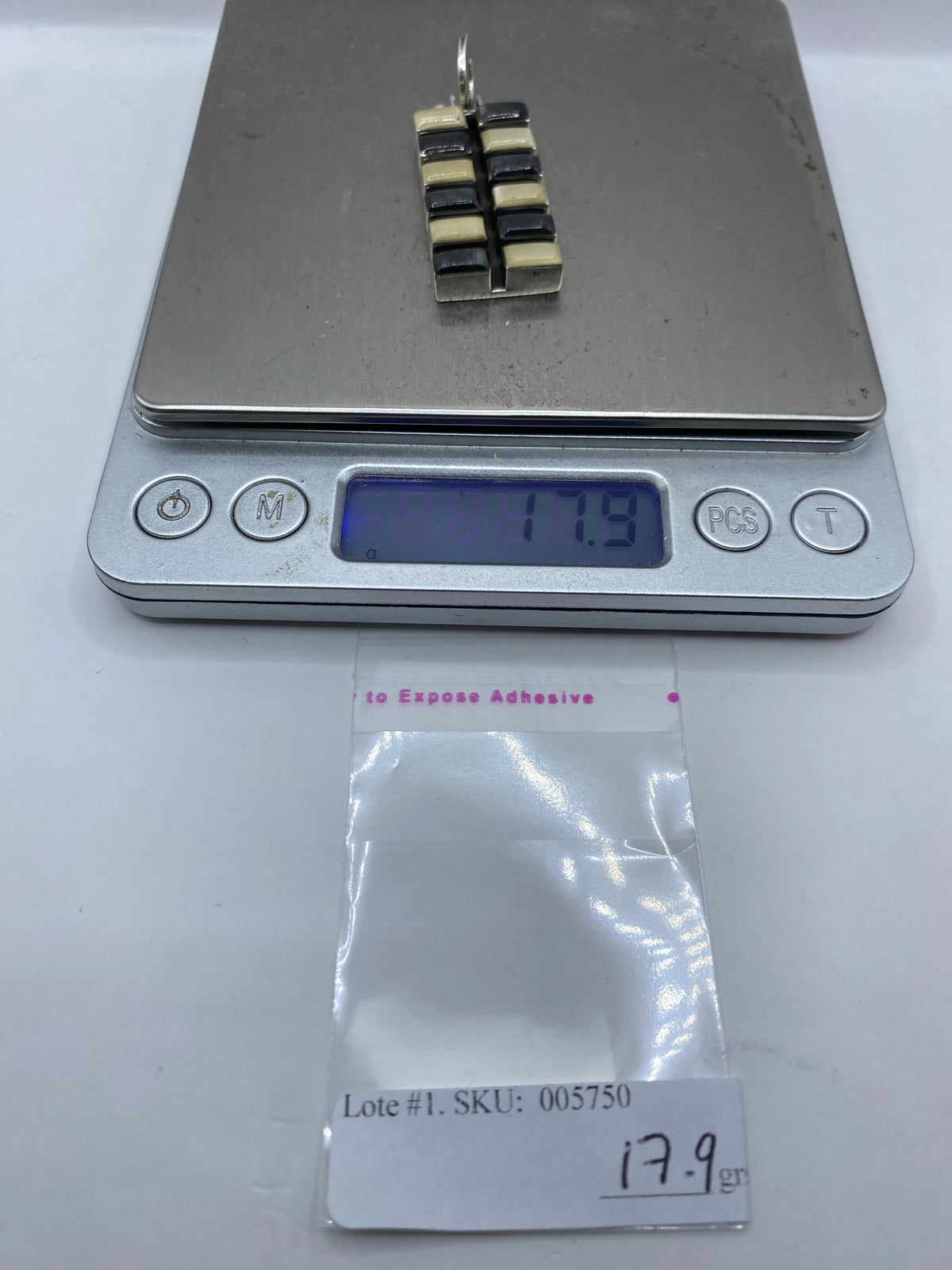 Dije de Plata con Incrustación de Piedra — Taxco .925 — foto 6