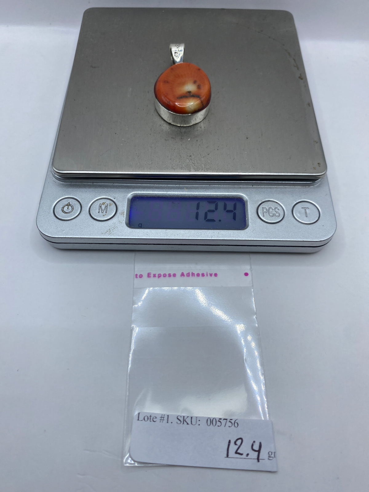 Dije de Plata .950 con Ámbar Naranja — Taxco Artesanal — foto 6