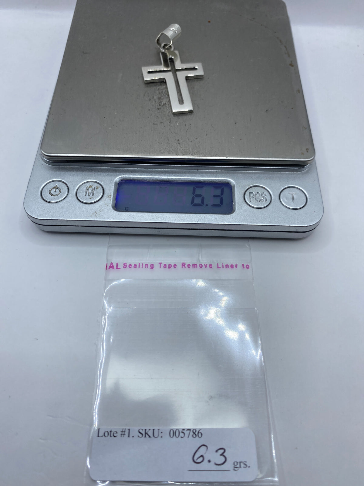 Dije Cruz de Plata Calado — Taxco .925 — foto 6