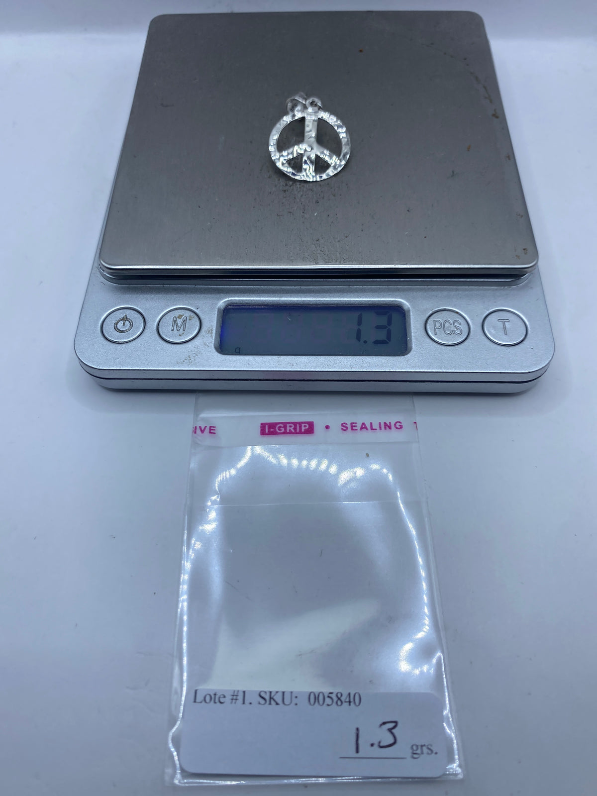 Dije Símbolo de Paz en Plata .925 — Taxco — foto 5