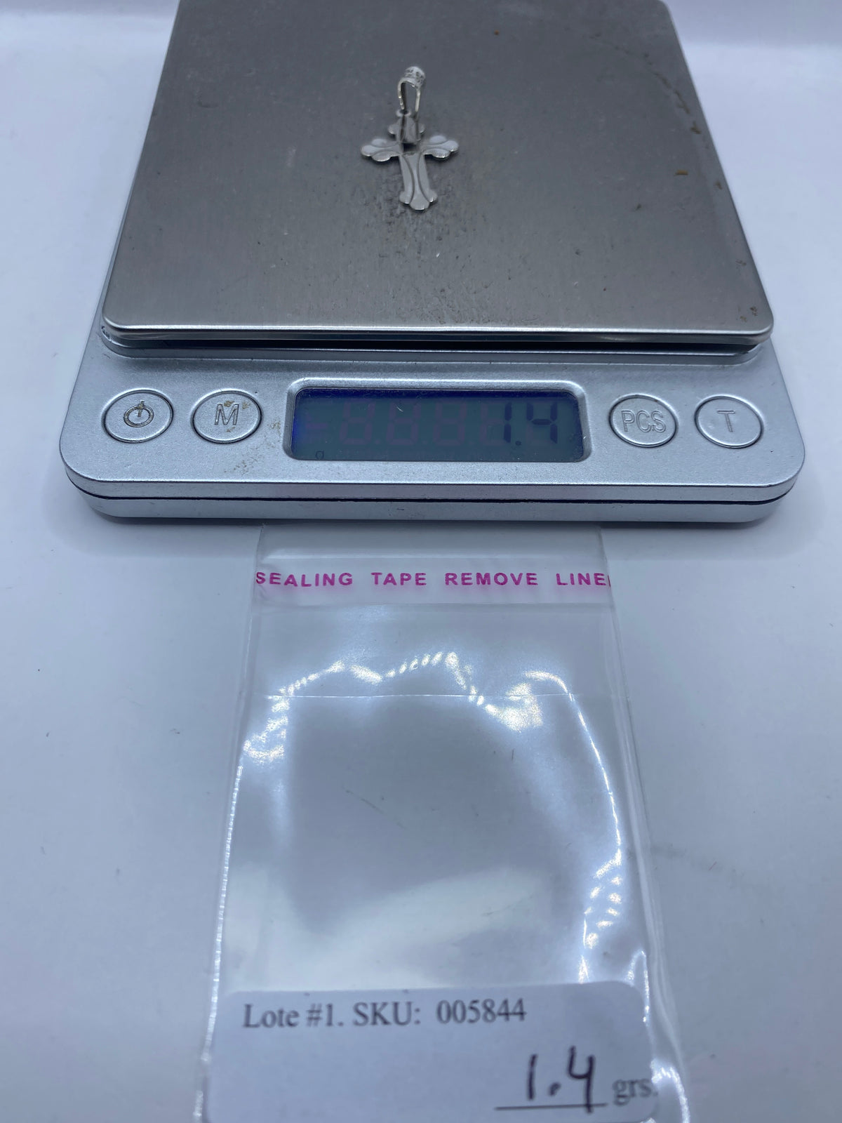 Dije Cruz de Plata .925 — Taxco Clásico — foto 6