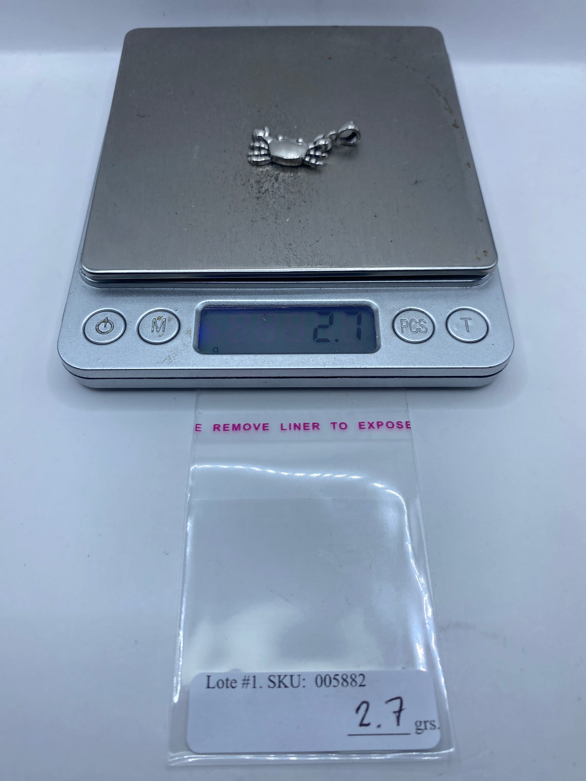 Dije de Plata Cangrejo — Taxco .925 — foto 6