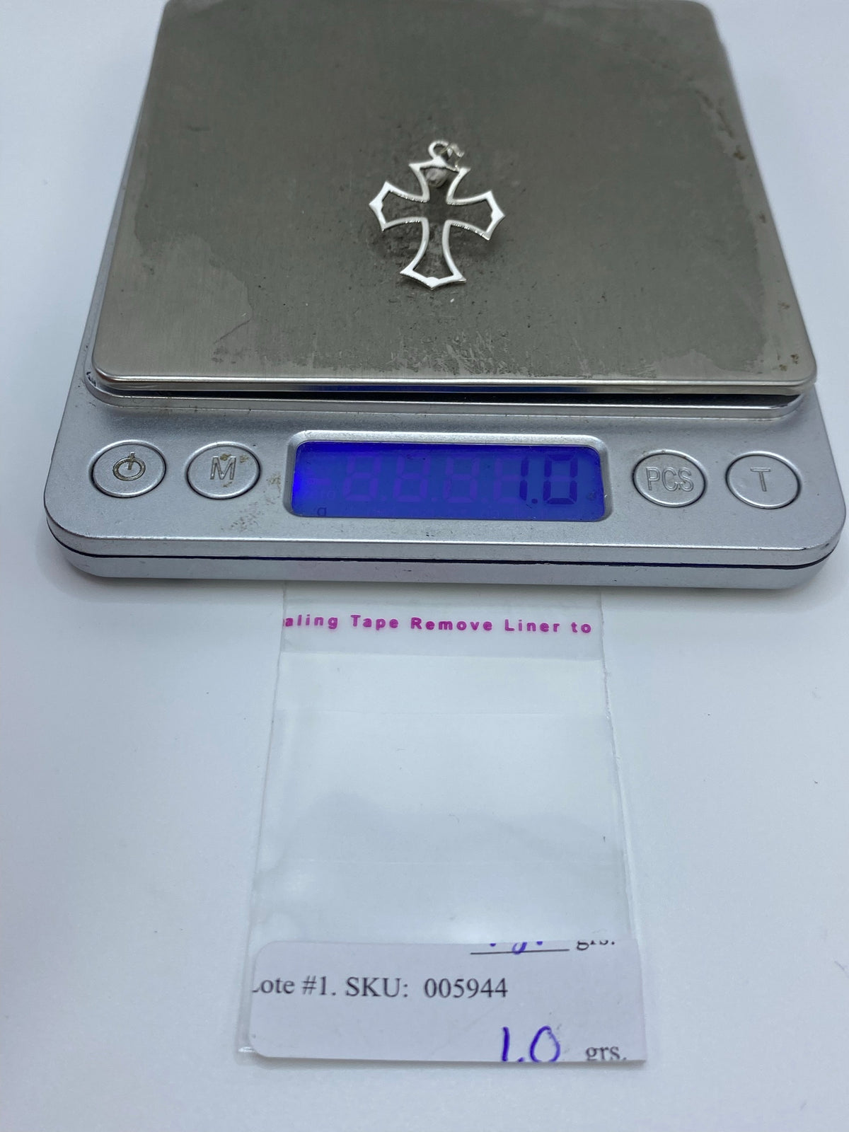 Dije Cruz de Plata Calado — Taxco .925 — foto 6