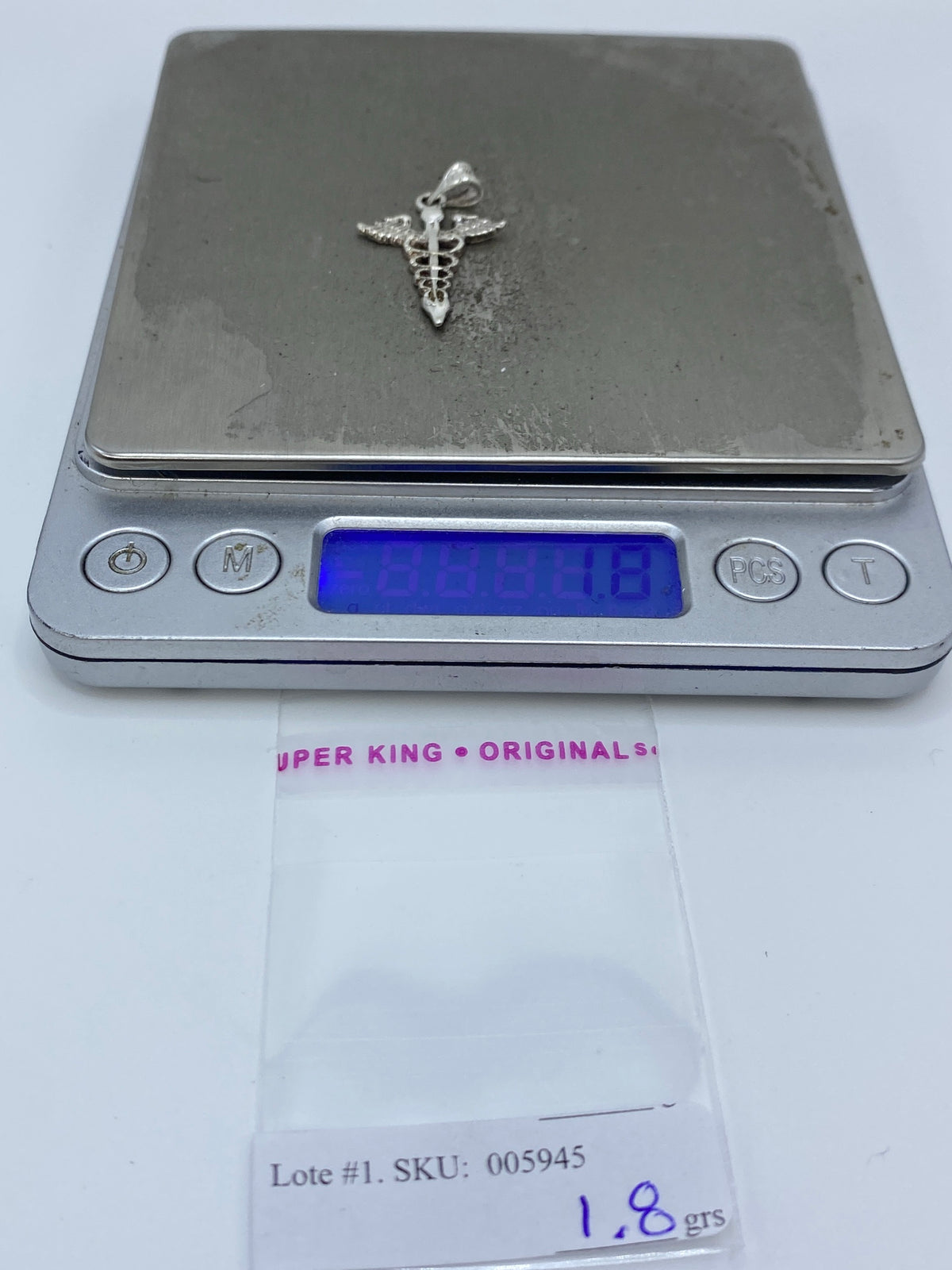 Dije Caduceo Plata .925 — Símbolo de Protección Taxco — foto 6