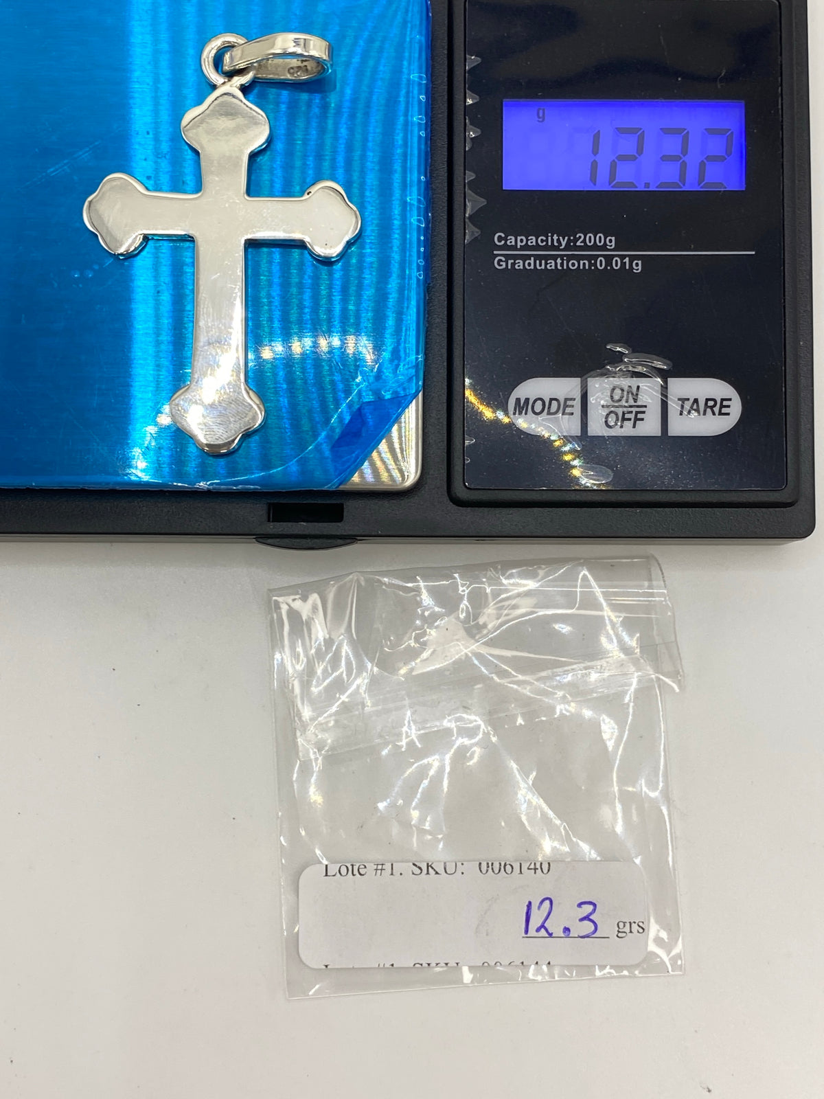 Dije Cruz de Plata 925 — Diseño Clásico Taxco — foto 6