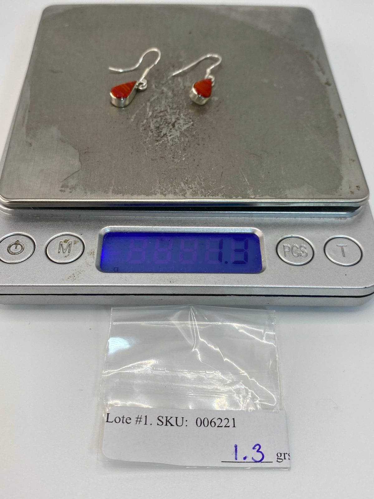 Aretes de plata .950 — foto 6