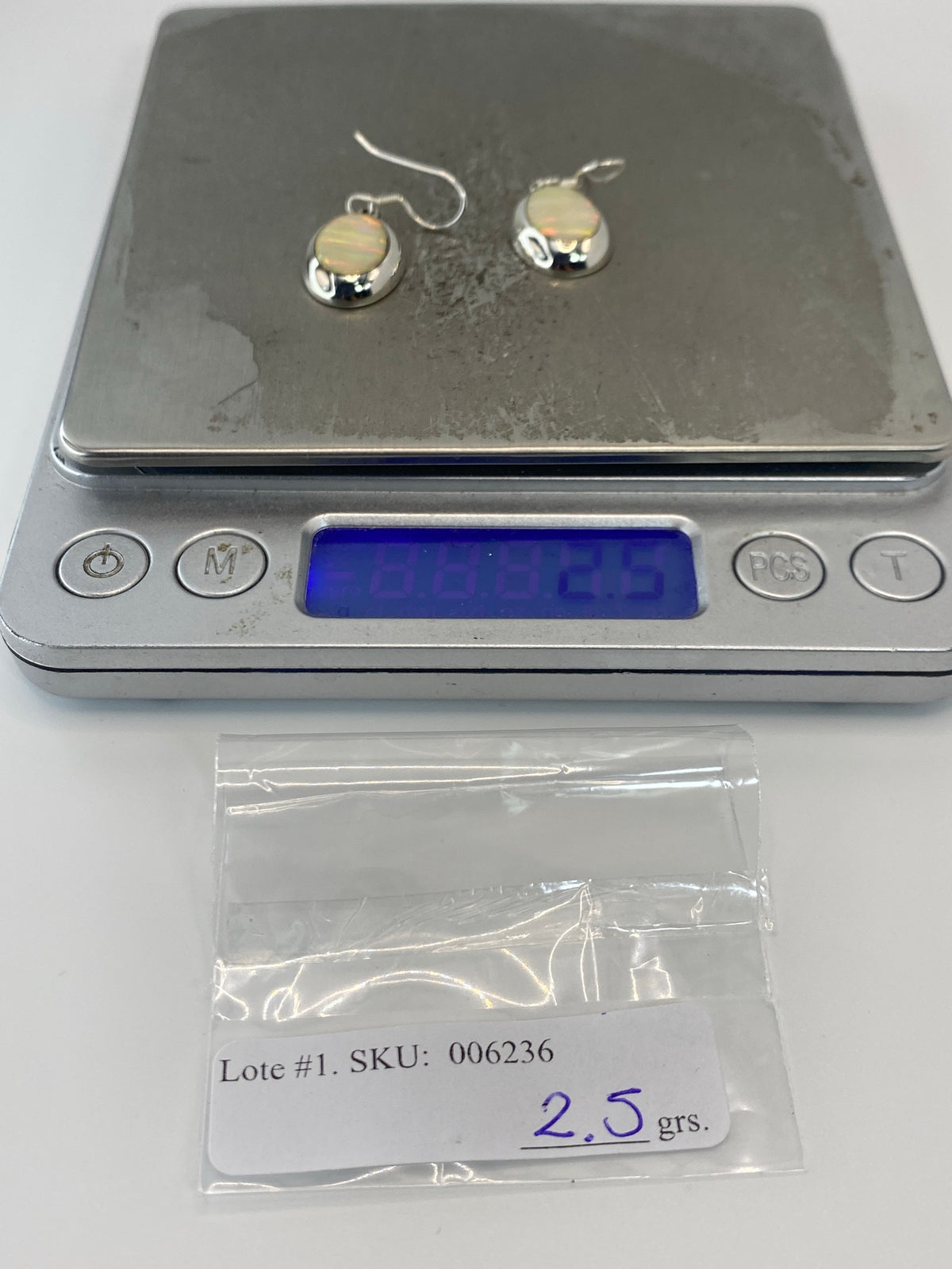 Aretes de Plata Ópalo de Fuego — Taxco 925 — foto 6
