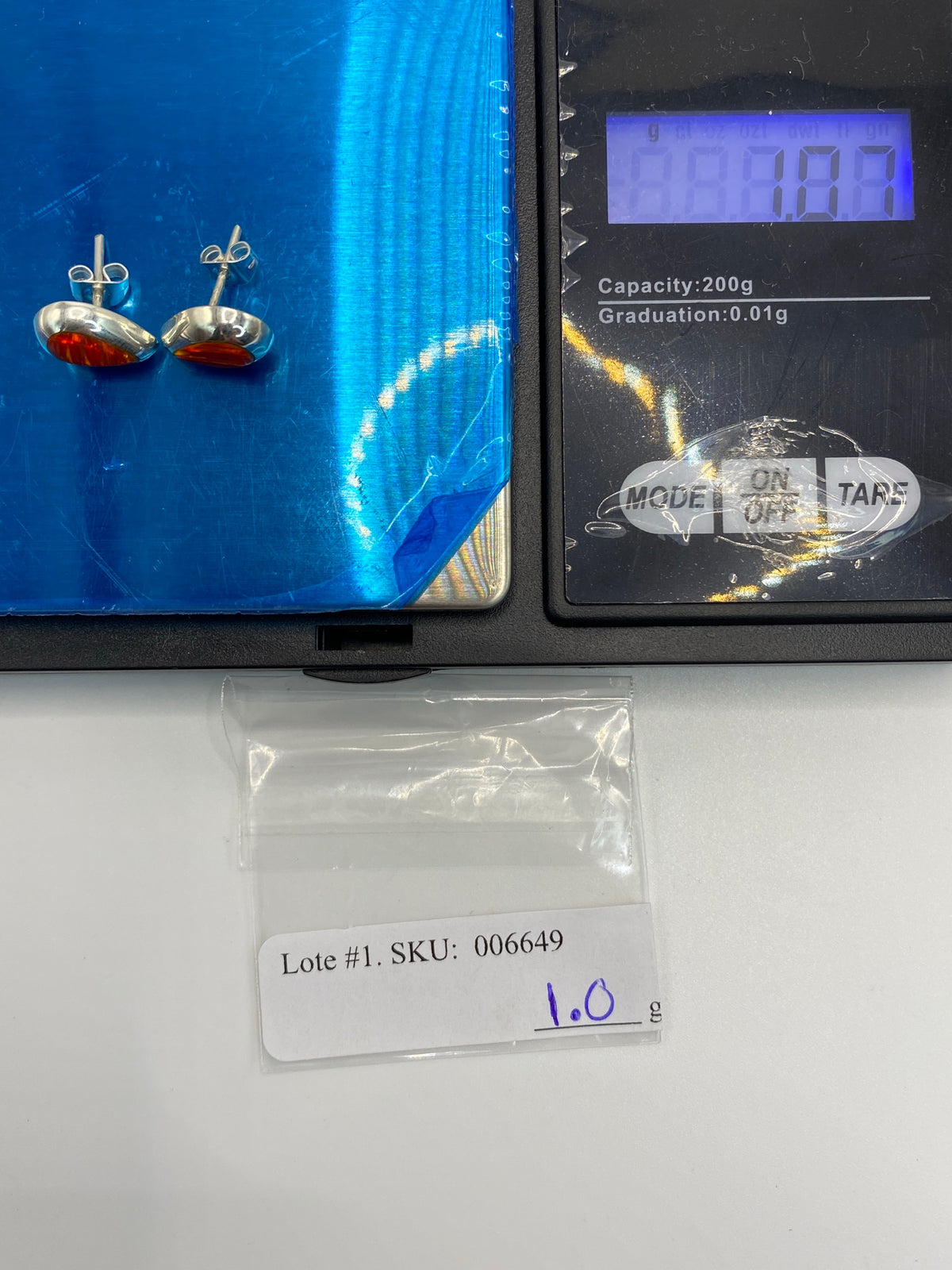 Aretes Plata Ópalo de Fuego — Taxco 925 — foto 6