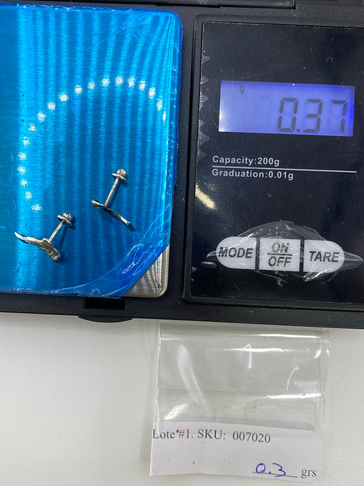 Aretes Delfín Plata 925 Cartoneado — Taxco — foto 6