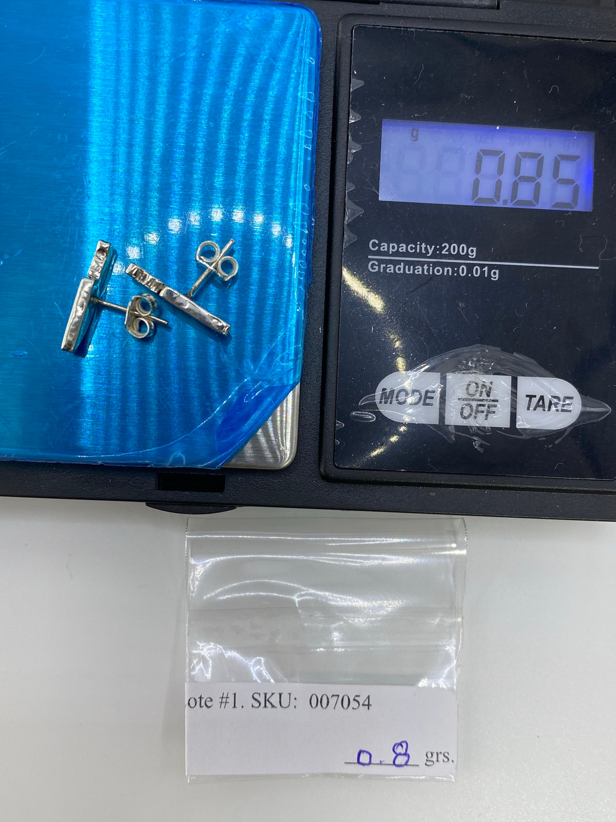 Aretes de Plata Cartoneado Minimalistas — Taxco 925 — foto 6