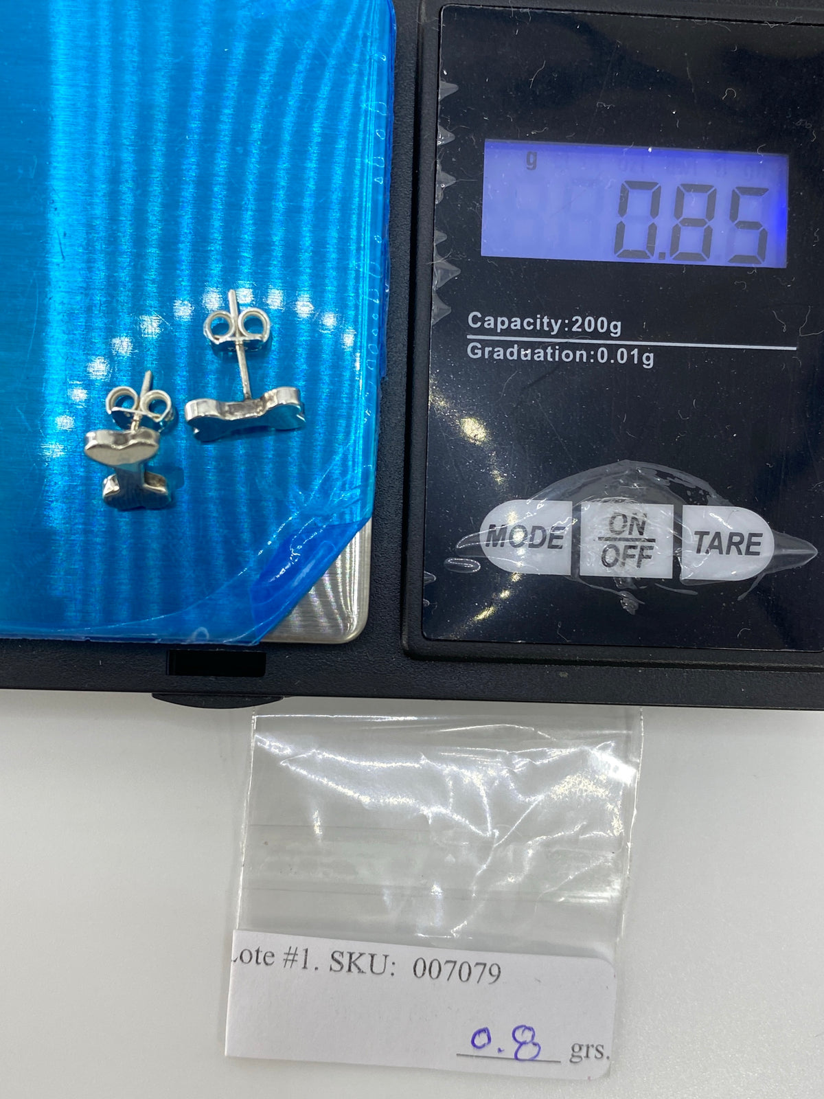 Aretes de Plata 925 Cartoneado Minimalistas — foto 6