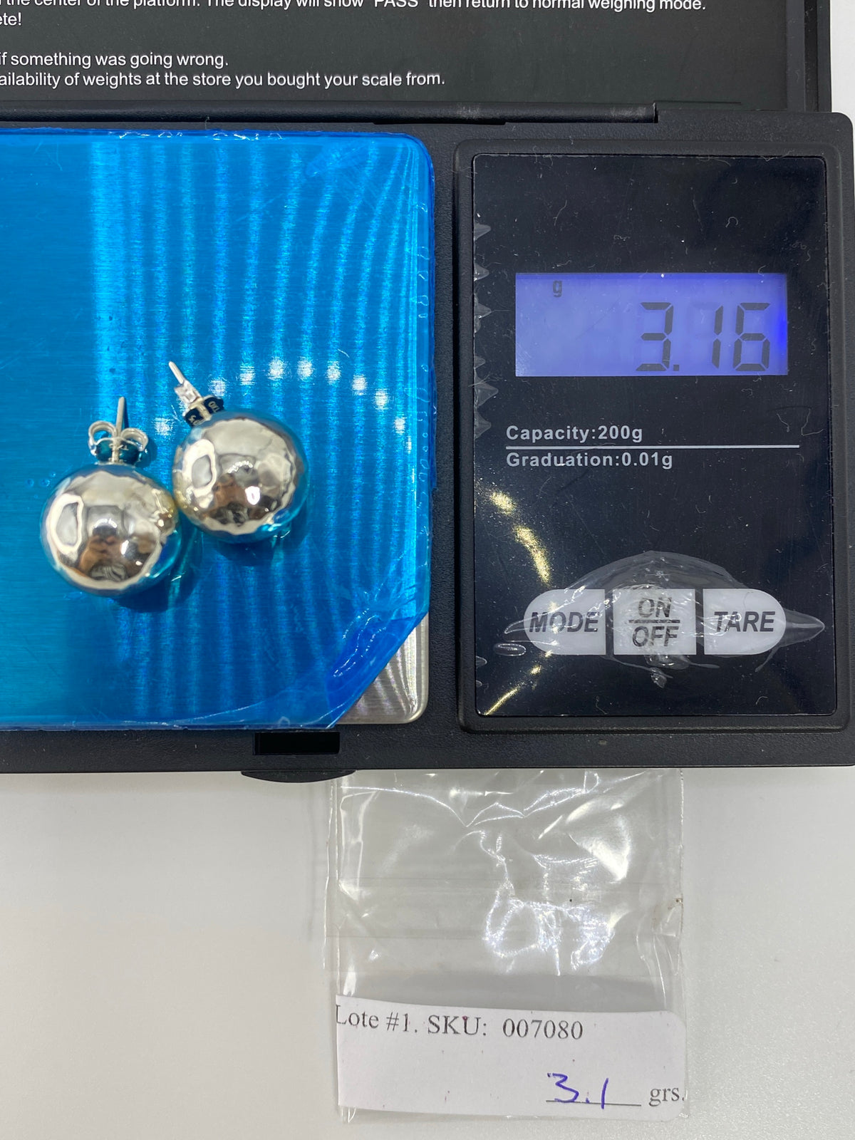 Aretes de Plata Cartoneado Minimalista — Taxco 925 — foto 6