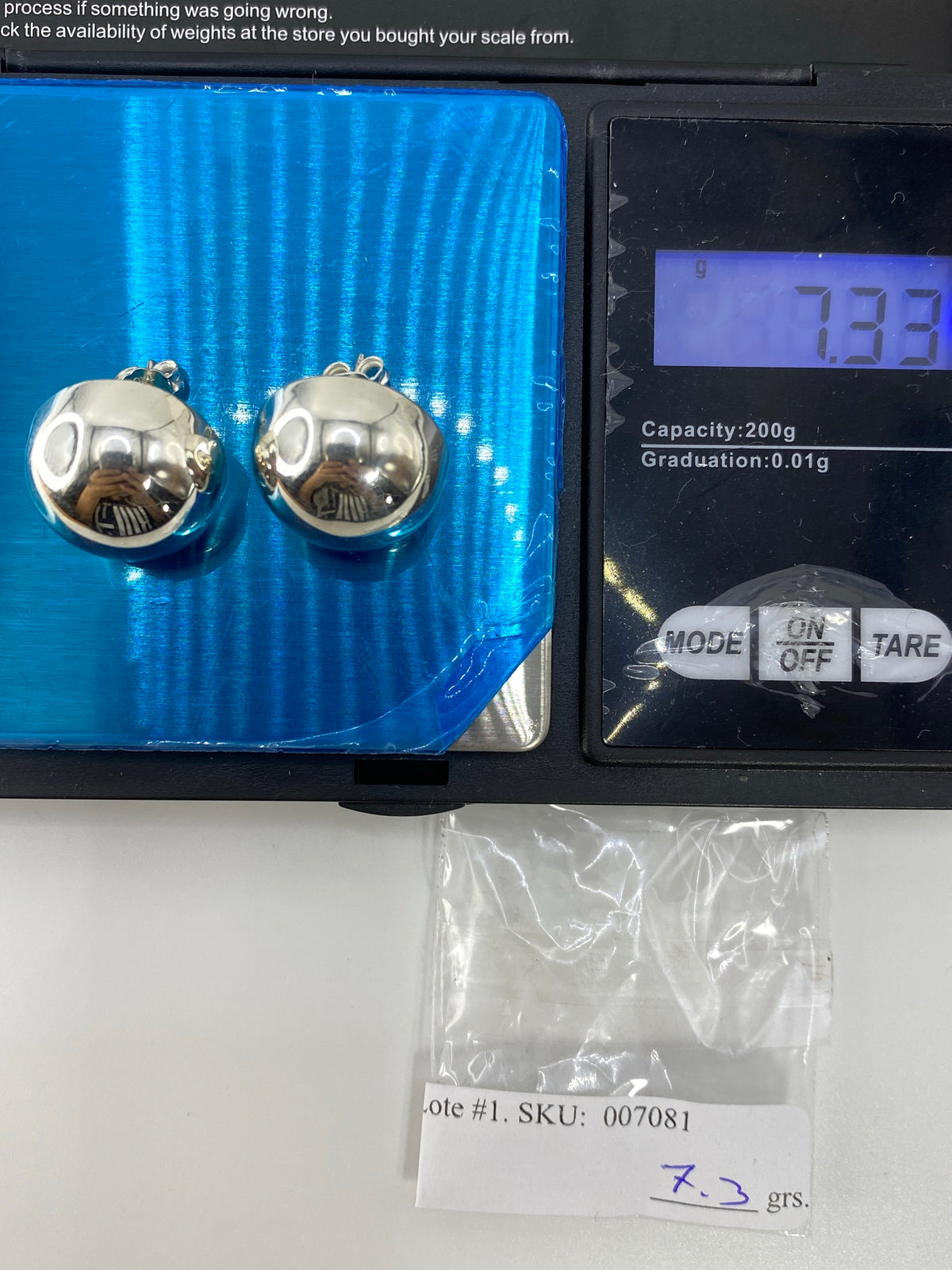 Aretes de Plata Cartoneado Esféricos — Taxco 925 — foto 6