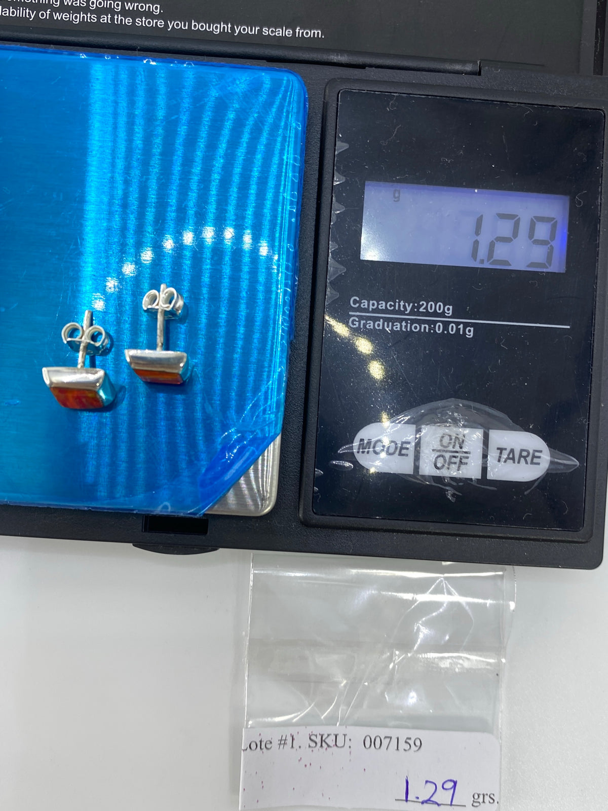 Aretes de Plata con Ópalo de Fuego — Taxco 925 — foto 6
