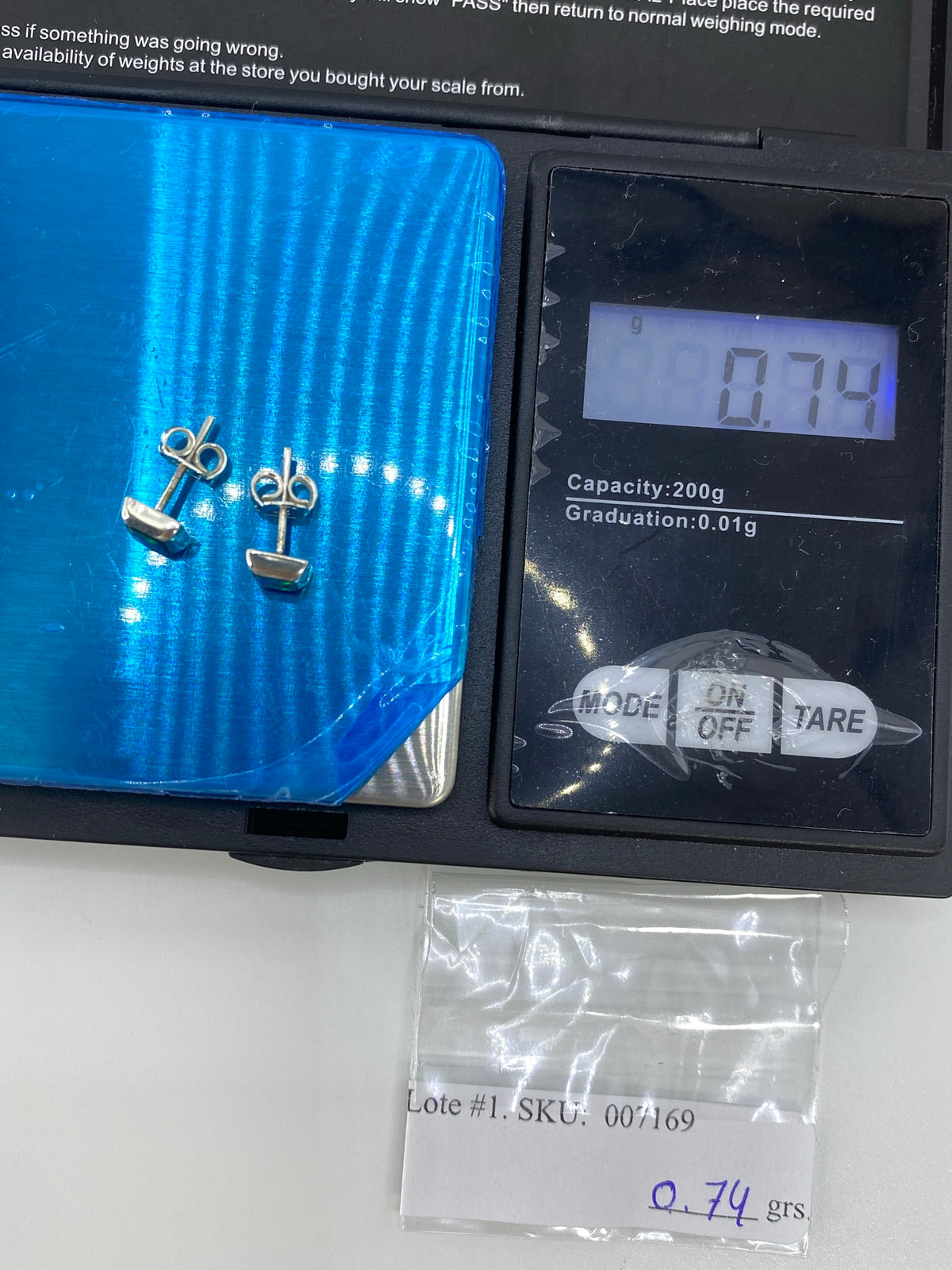 Aretes de Plata con Ópalo de Fuego Verde — Taxco 925 — foto 6