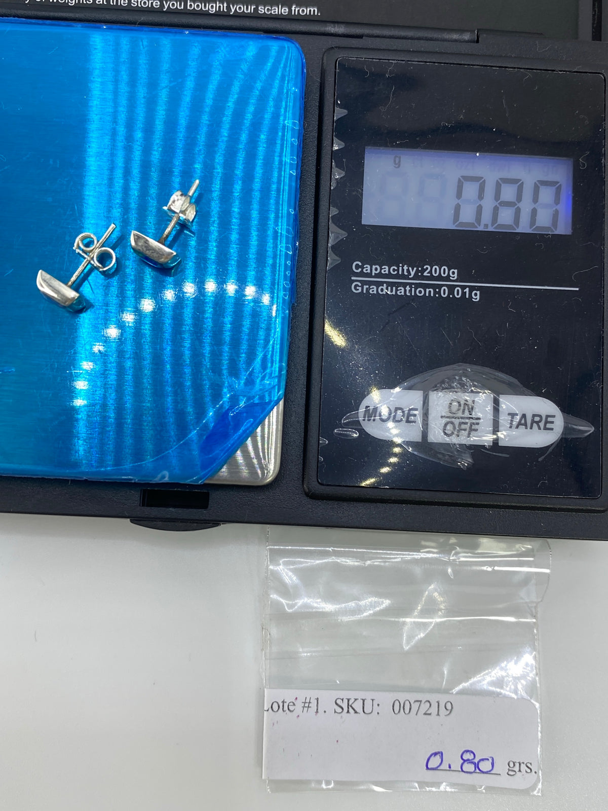 Aretes de Plata con Ópalo de Fuego — Taxco 925 — foto 6