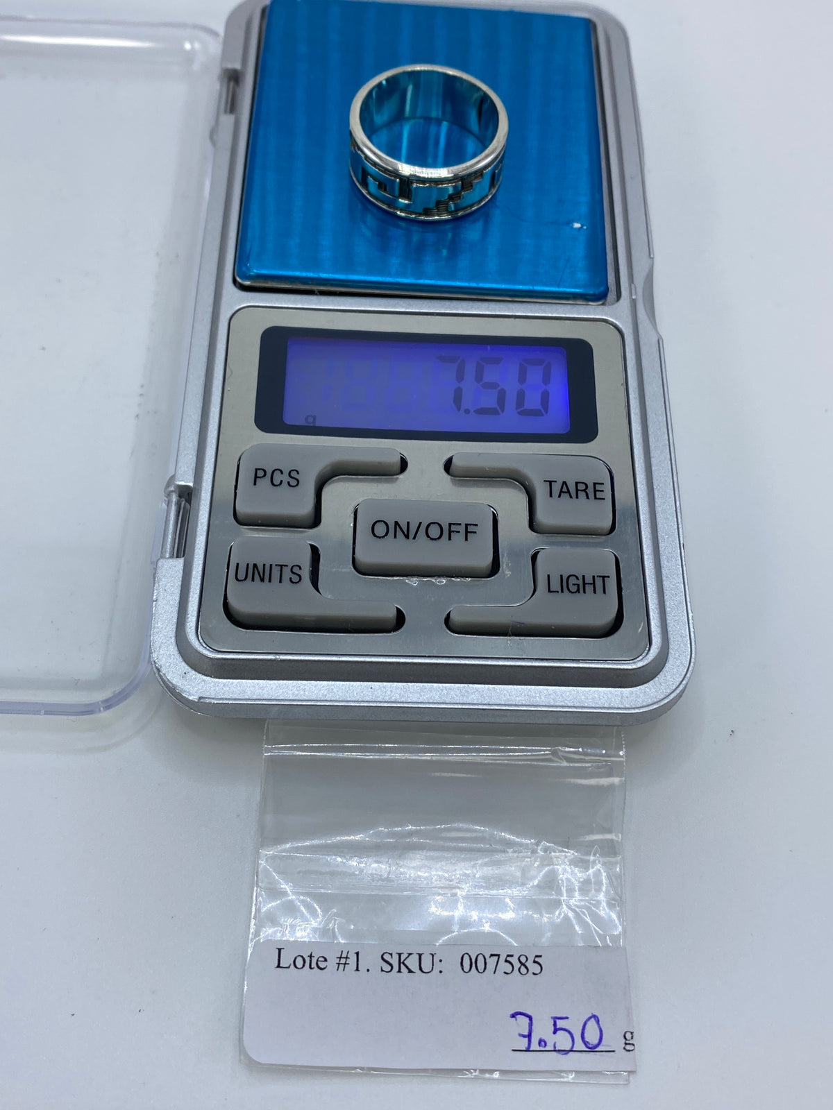 Anillo de Plata Repujado Geométrico — Taxco 925 — foto 6