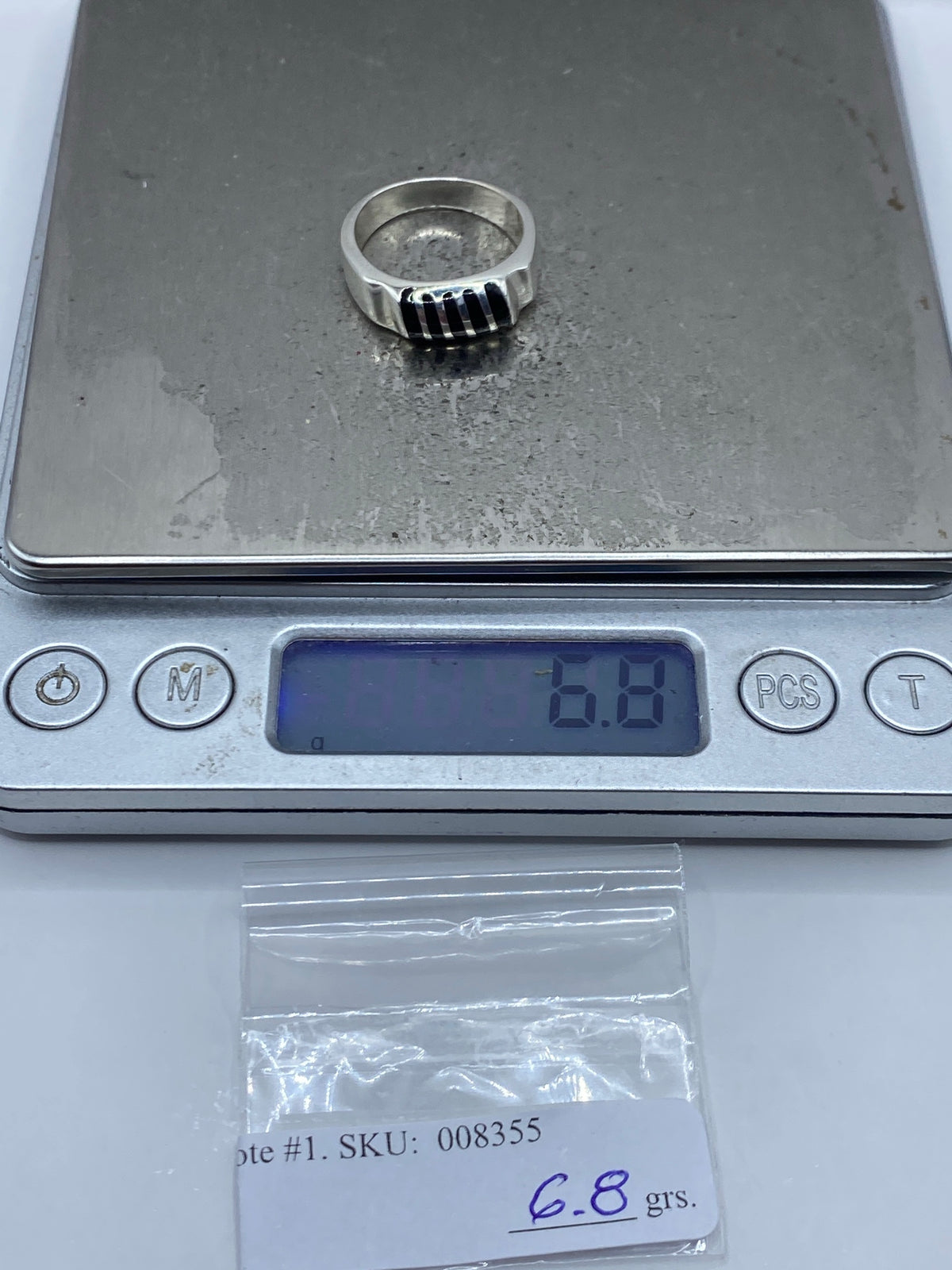 Anillo de Plata con Ónix Negro — Taxco 925 — foto 7