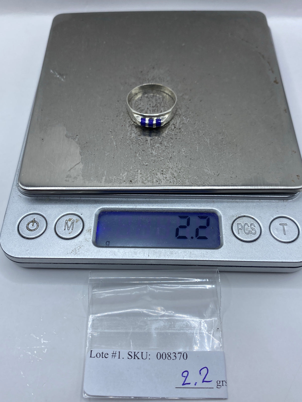 Anillo de Plata con Lapislázuli Azul — Taxco 925 — foto 7