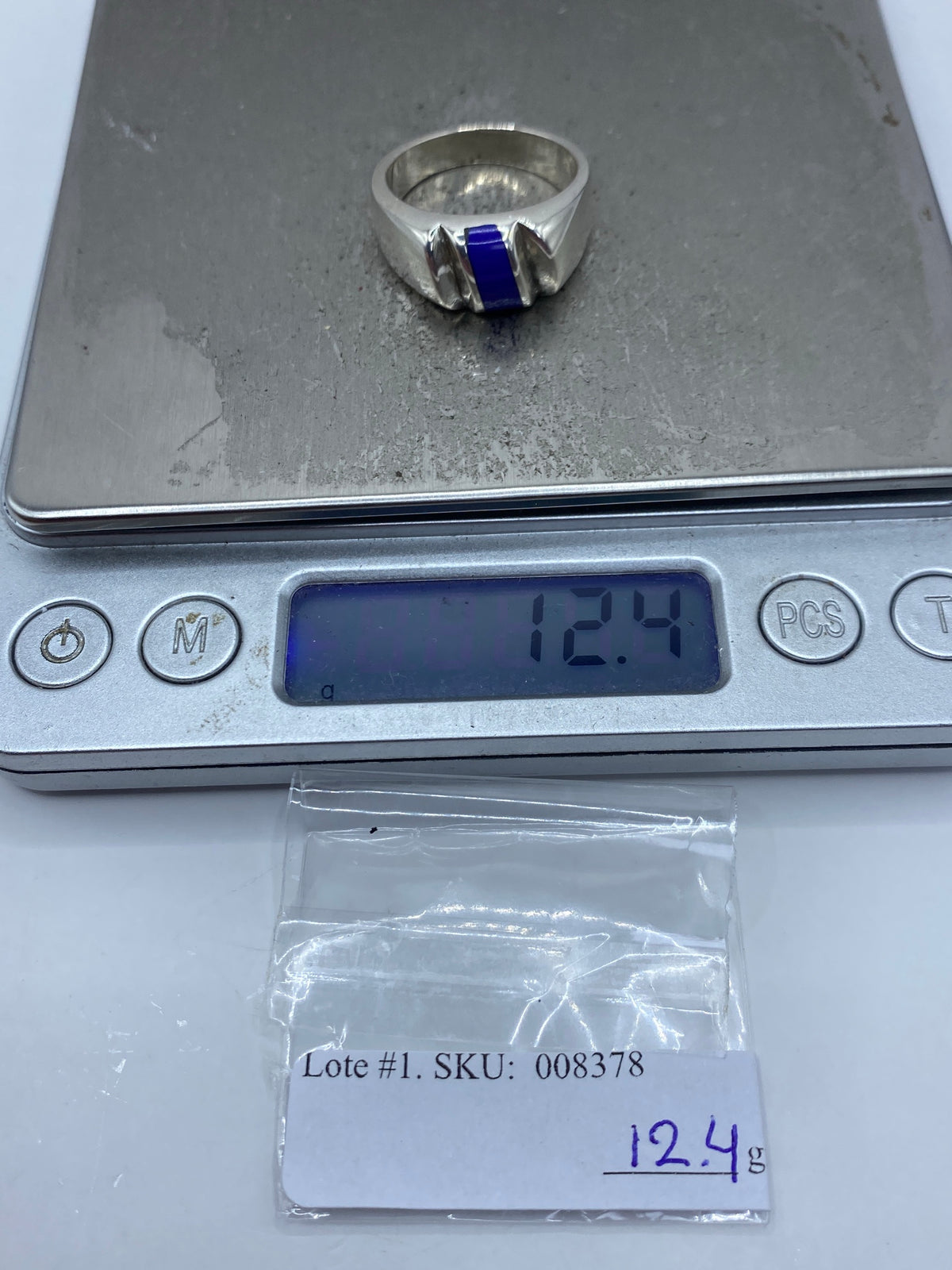 Anillo de Plata con Lapislázuli Azul — Taxco 925 — foto 7