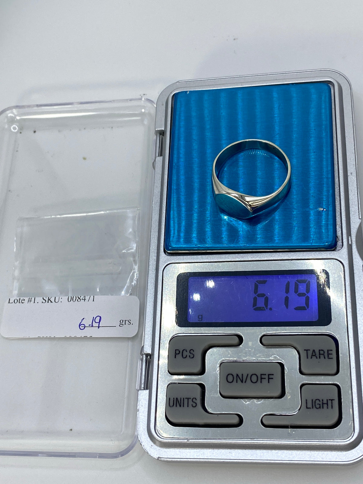 Anillo de Plata Repujado Talla 11 — Taxco 925 — foto 7